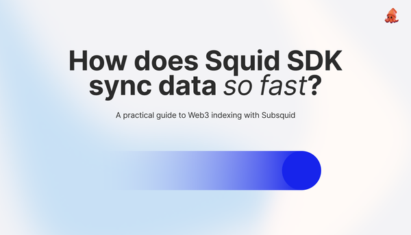 How does Subsquid index data so fast?